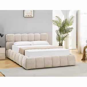 Łóżko z pojemnikiem PARMA Raven 160x200 - beżowy Raven 24