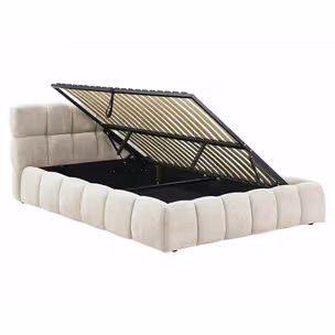 Łóżko z pojemnikiem PARMA Raven 160x200 - beżowy Raven 24