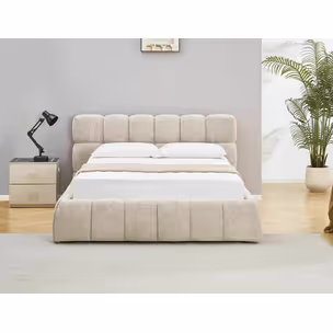 Łóżko z pojemnikiem PARMA Raven 160x200 - beżowy Raven 24