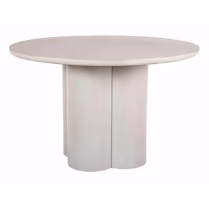 Stół okrągły ROSALIA 120 cm - jasny szary