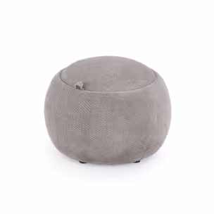 Pufa z pojemnikiem LUMI - popielaty