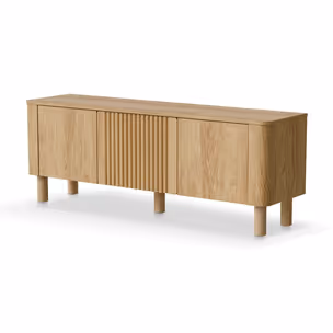 Szafka RTV 3-drzwiowa ARANGO RTV-1 150 cm - dąb hikora