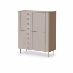 Komoda wysoka TIRANTE KM-2 - kaszmir