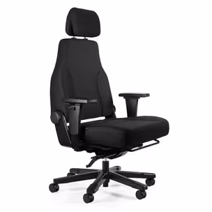 Fotel biurowy TURBO - czarny TW-AE-01H