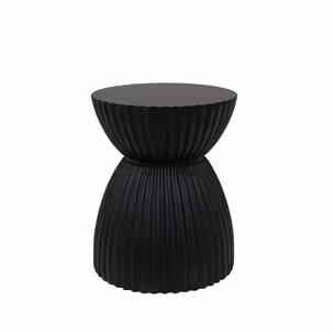 Stolik okrągły TURNO 36 cm - czarny