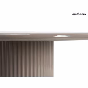 Stół okrągły CREOLE 120 cm - beżowy