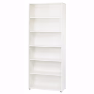 Regał PRIMA 5 (221/89 cm) - biały