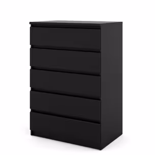 Komoda szeroka NAIA 5S - czarny mat