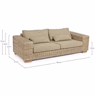 Sofa ogrodowa LEAN 220