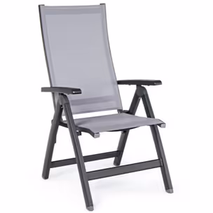 Krzesło składane CRU CHARCOAL - czarny