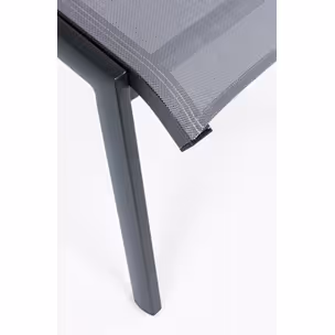 Krzesło składane CRU CHARCOAL - czarny