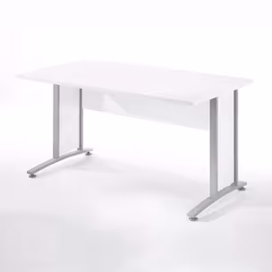 Biurko PRIMA 150 z elektryczną regulacją nóg - biały