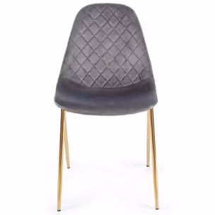 Krzesło TERRY DARK GREY - ciemny szary