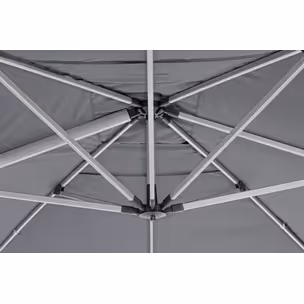Parasol ogrodowy INES 3x3 - ciemnoszary