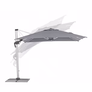 Parasol ogrodowy INES 3x3 - ciemnoszary