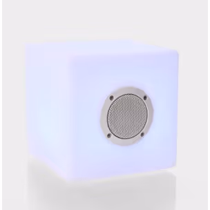 Lampa LED CUBE 20x20 z głośnikiem