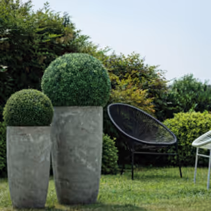 Donice ogrodowe GREY ROUND