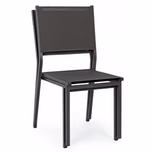 Krzesło ogrodowe HILDE CHARCOAL - antracyt