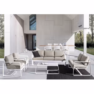 Sofa ogrodowa 2-osobowa MERRIGAN - beżowy