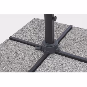 Parasol do ogrodu INES CHARC LED 3x3