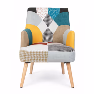 Fotel GALATEA - patchwork