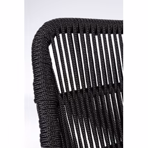 Krzesło ogrodowe TABLITA CHARCOAL - czarny/szary
