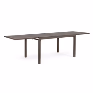 Stół ogrodowy rozkładany PELAGIUS COFFEE 135/270x90 - brązowy