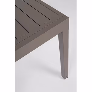 Stół ogrodowy rozkładany PELAGIUS COFFEE 135/270x90 - brązowy