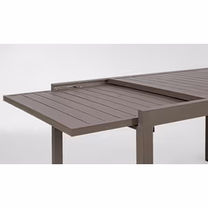 Stół ogrodowy rozkładany PELAGIUS COFFEE 135/270x90 - brązowy