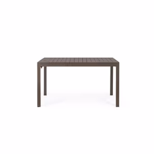 Stół ogrodowy rozkładany PELAGIUS COFFEE 135/270x90 - brązowy