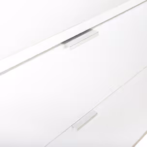 Komoda GÖTEBORG 6S 120 cm - biały mat/dąb sonoma