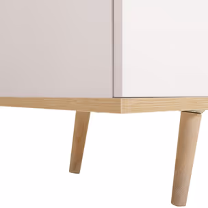 Komoda GÖTEBORG 3D3S 200 cm - biały mat/dąb sonoma