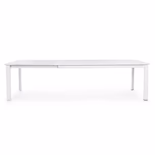Stół ogrodowy KONNOR WHITE 200-300x100 - biały
