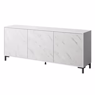 Komoda 3-drzwiowa LATINA 200 cm - biały mat