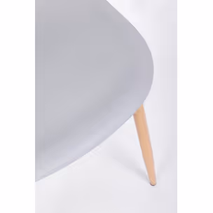 Krzesło z tworzywa MANDY - szary