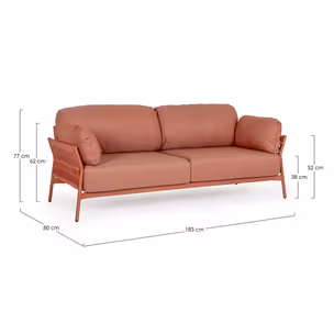 Sofa ogrodowa PARDIS SIERRA - ciepły brąz