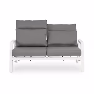 Sofa ogrodowa KLEDI - szary/biały