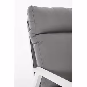 Sofa ogrodowa KLEDI - szary/biały