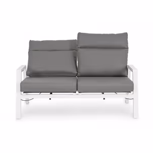 Sofa ogrodowa KLEDI - szary/biały