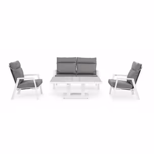 Sofa ogrodowa KLEDI - szary/biały