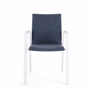 Krzesło ogrodowe ODEON WHITE-DENIM