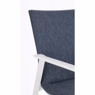 Krzesło ogrodowe ODEON WHITE-DENIM
