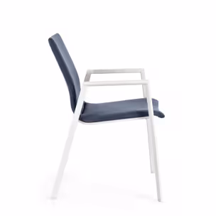 Krzesło ogrodowe ODEON WHITE-DENIM