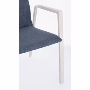 Krzesło ogrodowe ODEON WHITE-DENIM