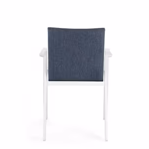 Krzesło ogrodowe ODEON WHITE-DENIM