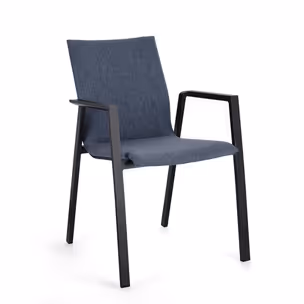 Krzesło ogrodowe ODEON CHARC-DENIM