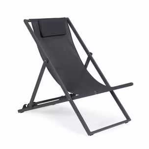 Mały leżak ogrodowy TAYLOR CHARCOAL