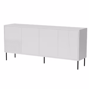 Komoda 4-drzwiowa HARMONY - biały mat