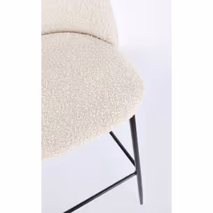 Hoker CARRY IVORY - boucle kremowy/czarny