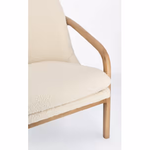 Fotel ELAIDE PURE - kremowy